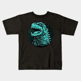 Neon Godzilla Kids T-Shirt